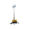 Multifunction diesel portable generator mobile mast light tower